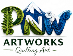PNW Artworks Quilling Art logo